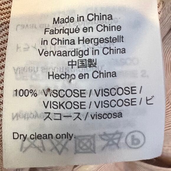 Madewell Women’s Red White Stripe Tie Front Button Back Short Sleeve Shirt Sz S - Picture 13 of 13